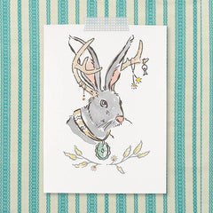 Jackalope Note Card