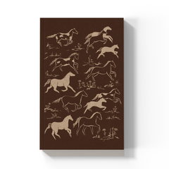 Wild Horses Kraft Layflat Notebook
