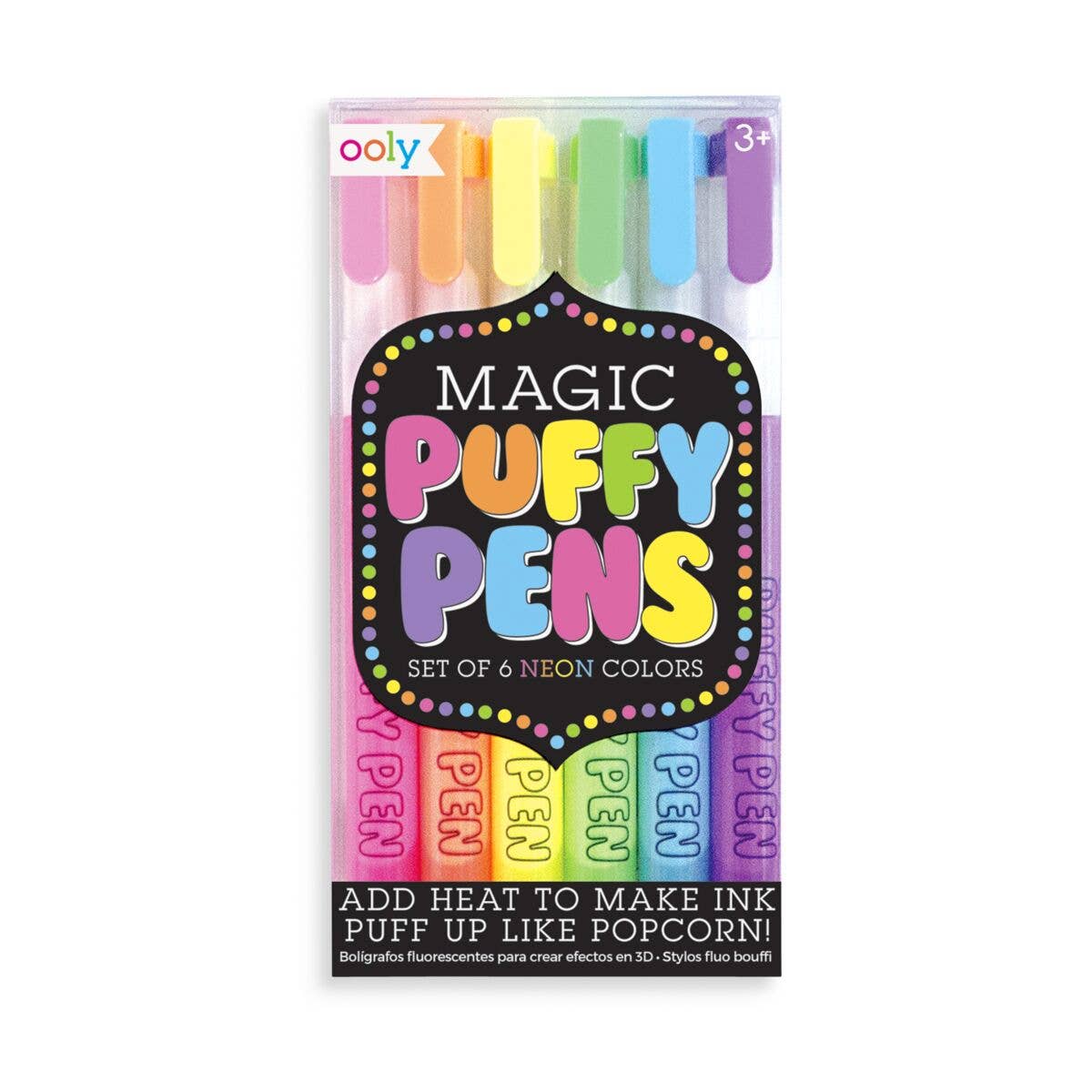 Ooly - Magic Puffy Pens (6-pack)