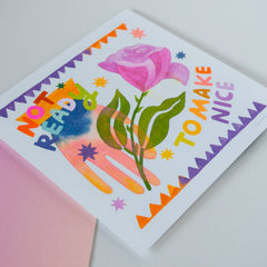 Not Ready to Make Nice - Risograph Art Print