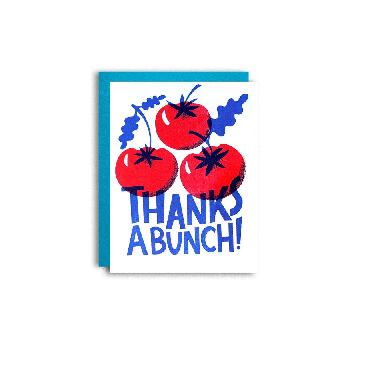 Tomato Bunch Risograph Thank You Card