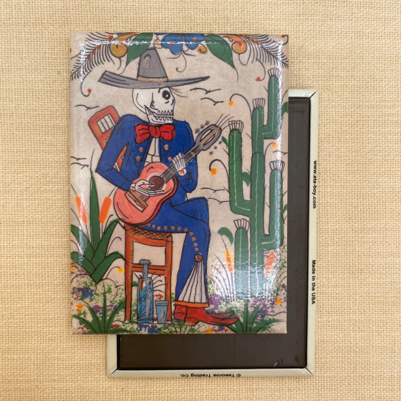 Seated Guitar Man Magnet, USA