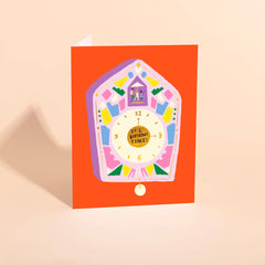 CUCKOO CLOCK - Birthday Card