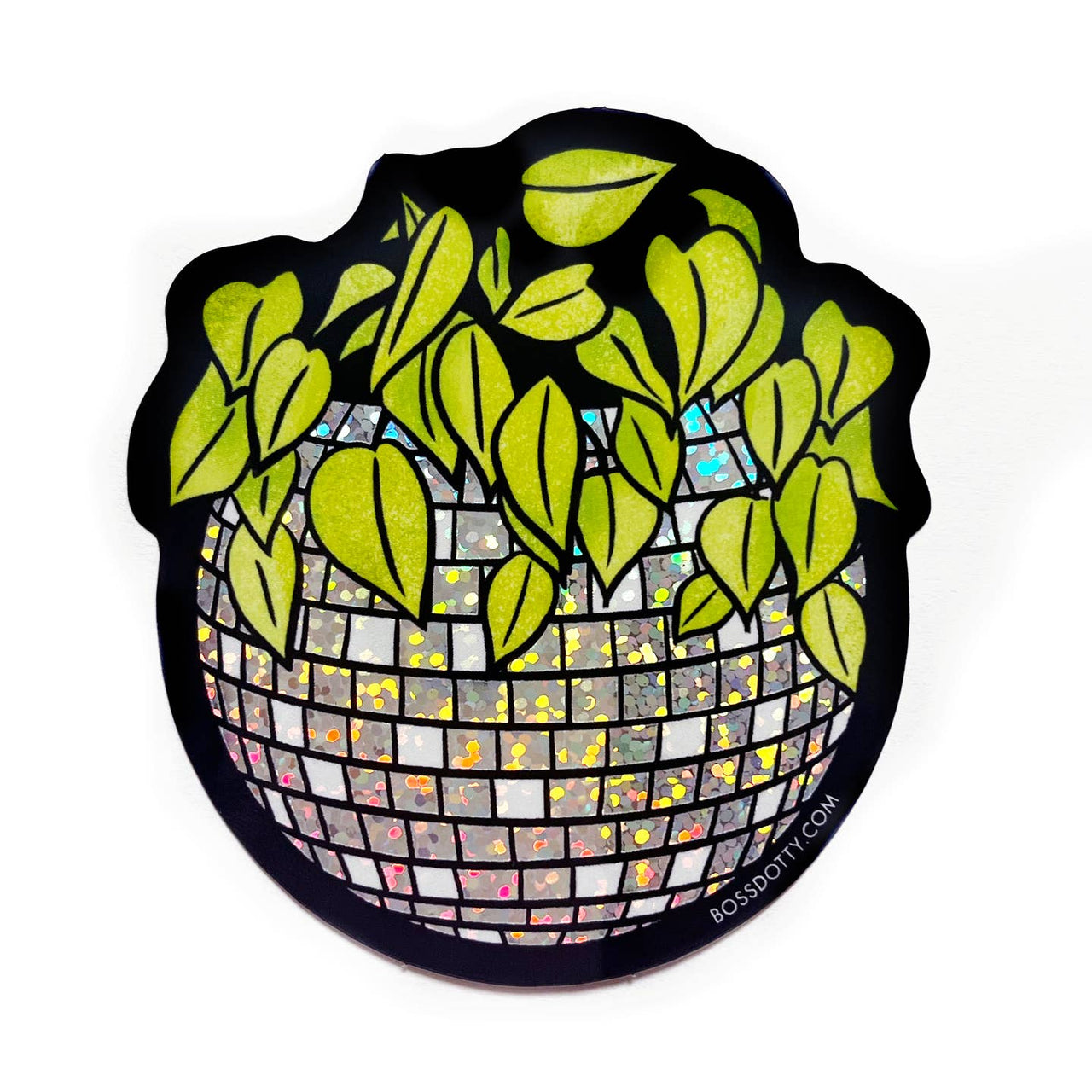 Boss Dotty - Sticker - Disco Ball Planter