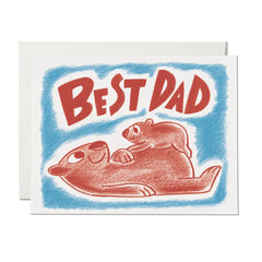Red Cap Cards - Greeting Card - "Wombat Dad" Father's Day