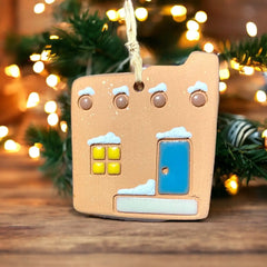 Little Clay Hen - Ornament - Snow Adobe Casita