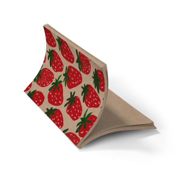 Painted Berries Kraft Layflat Notebook