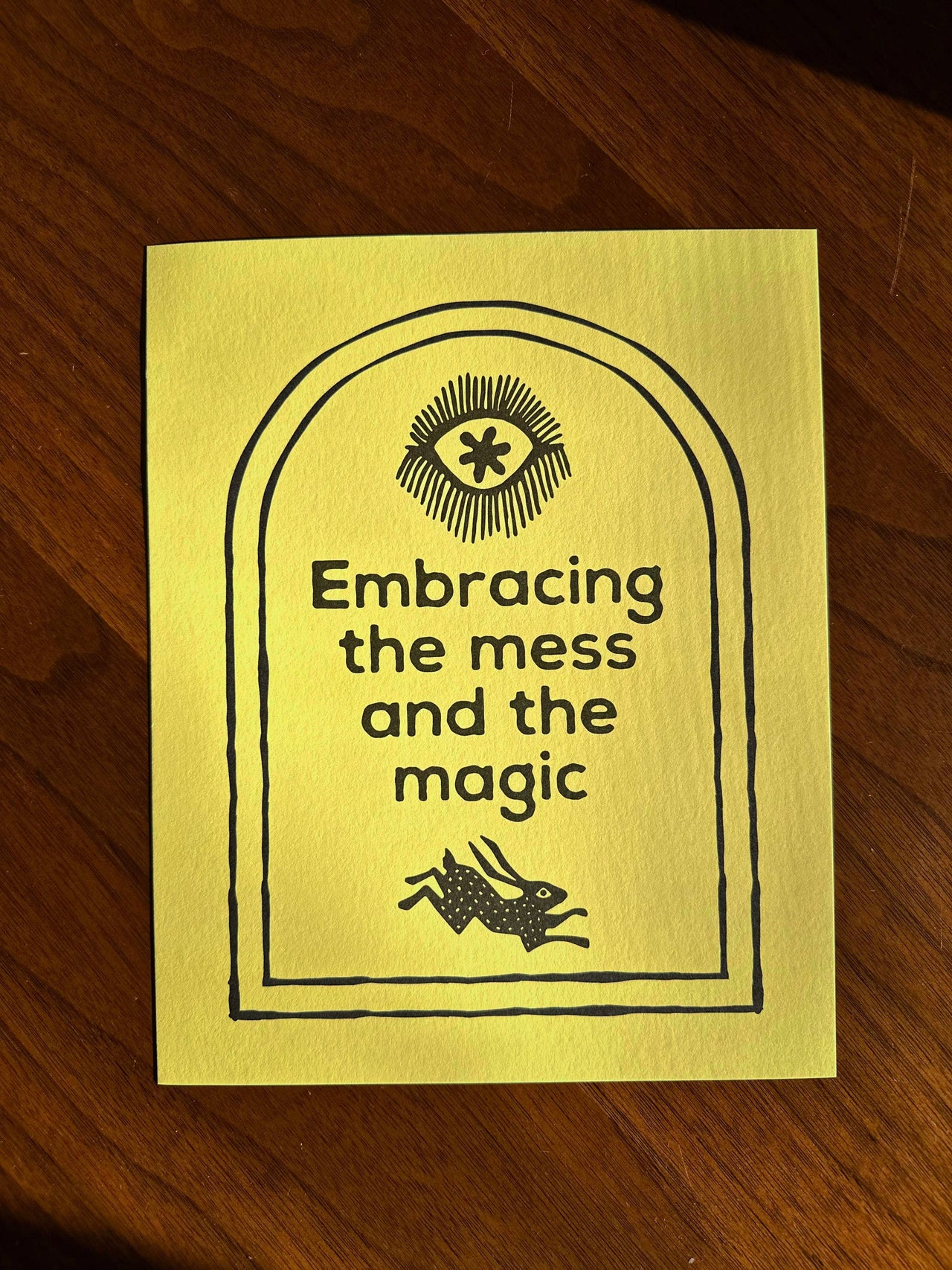 Brass Earth - Embracing the Mess Print 8x10