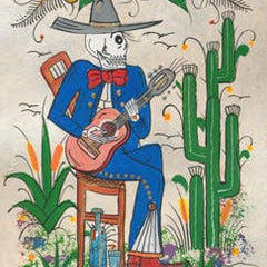 Seated Guitar Man Magnet, USA