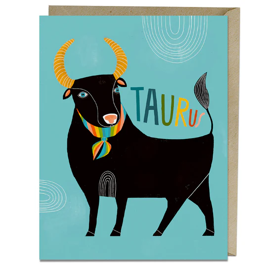 Lisa Congdon - Greeting Card  - Taurus