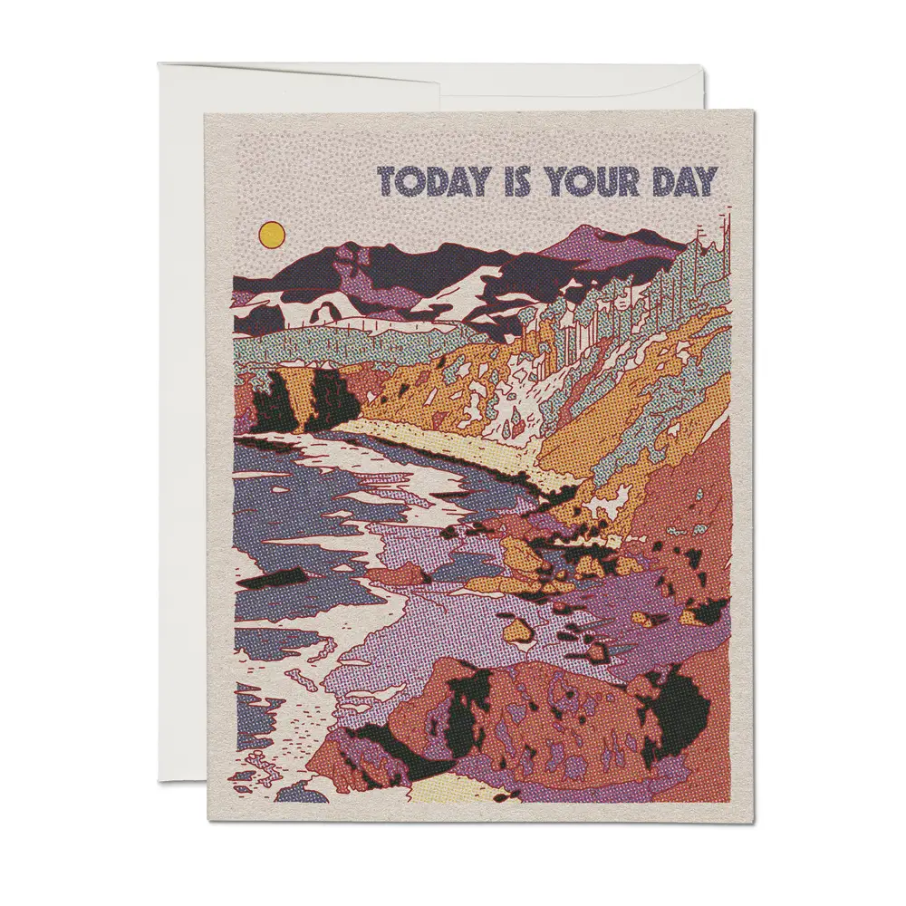 Red Cap Cards - Greeting Card - Today is Your Day