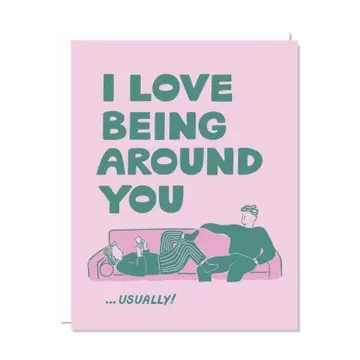 Odd Daughter - Greeting Card -  Being Around You