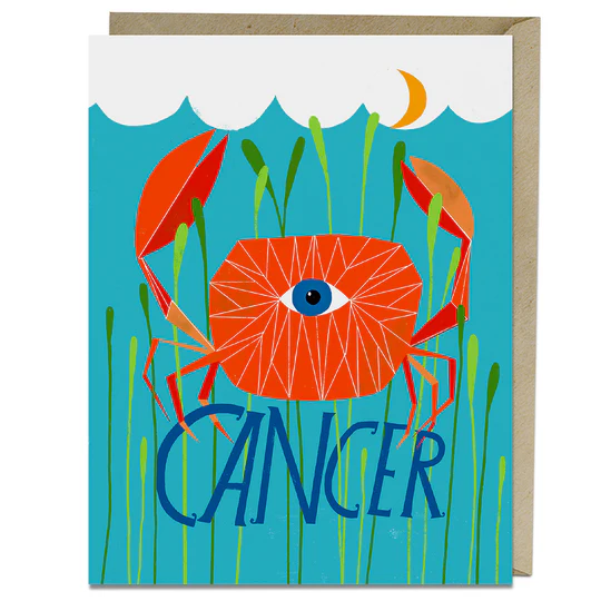 Lisa Congdon - Greeting Card - Cancer