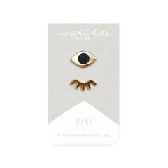Worthwhile - Winky Eyes Pin