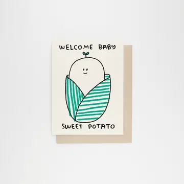 People I've Loved- Welcome Baby Sweet Potato Card