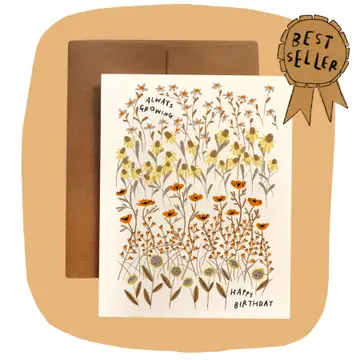 Rani Ban - Greeting Card - Always Growing Happy Birthday