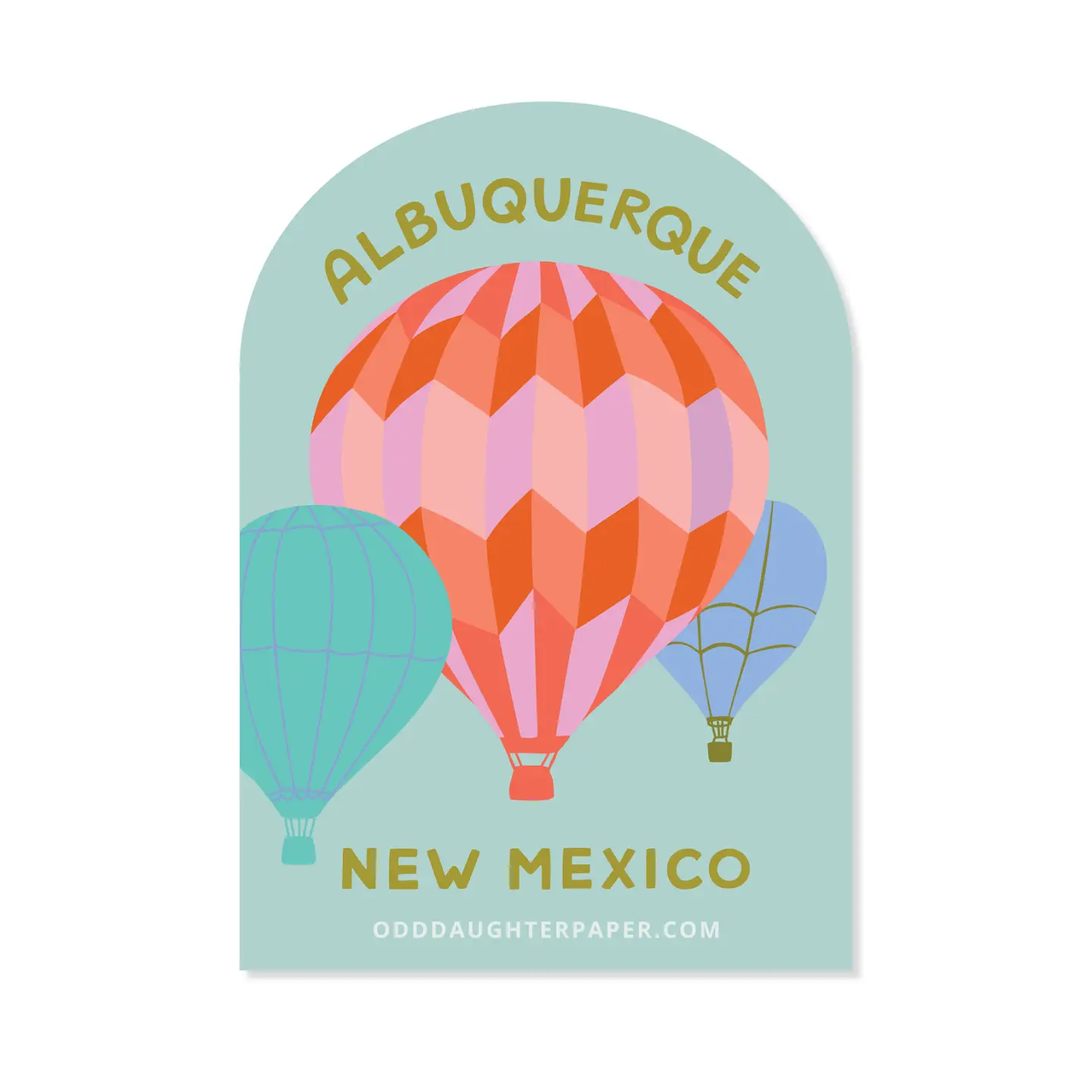 Odd Daughter - Sticker - Albuquerque  NM Balloons