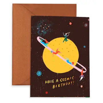 Carolyn Suzuki - That Cosmic Feeling - Birthday Card