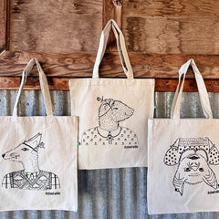 Dryland Wilds - Assorted Animal Tote Bag