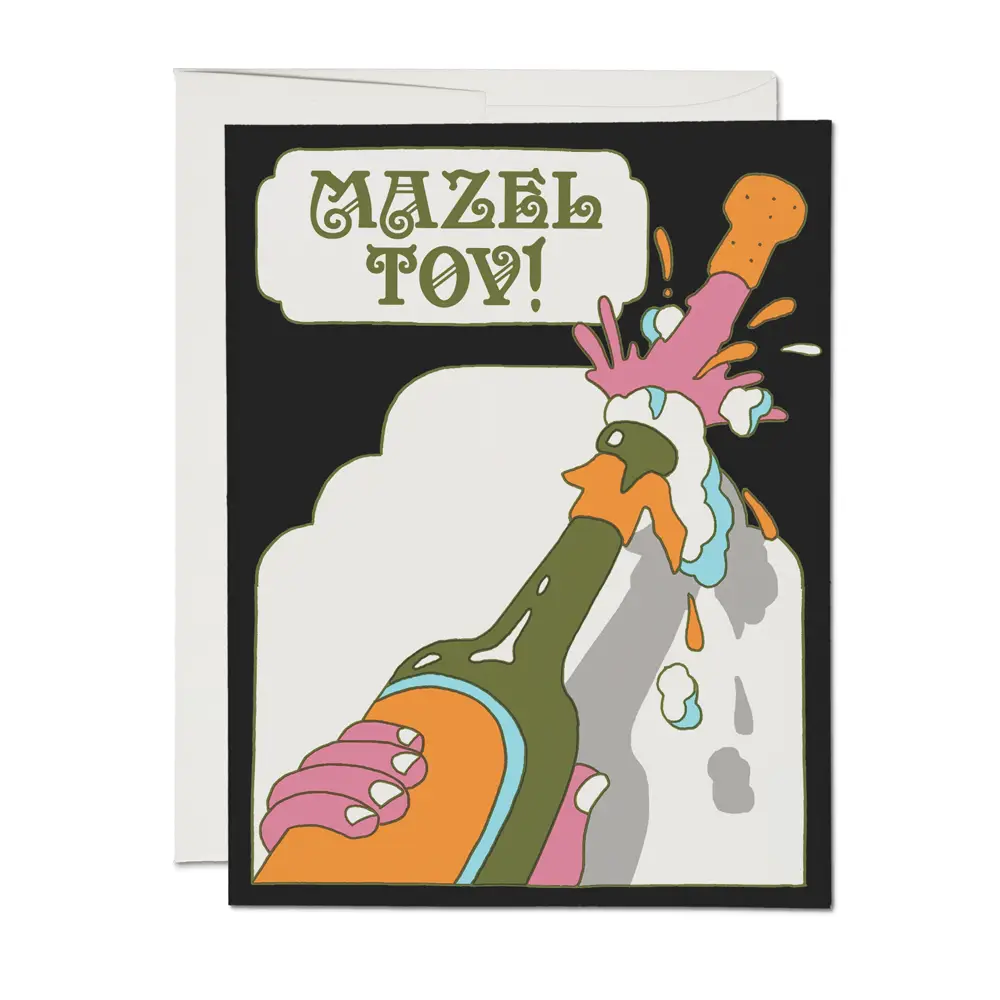 Red Cap Cards - Greeting Card - Mazel Tov!