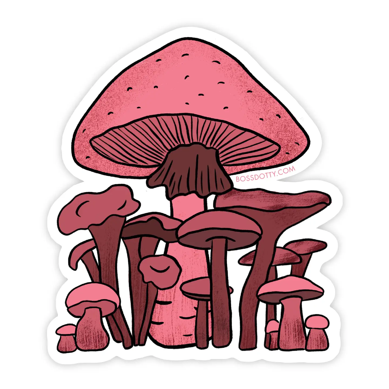 Boss Dotty - Sticker - Mushrooms