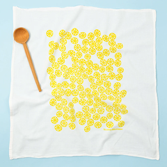 Kei & Molly - Tea Towel -Citrus (Yellow)