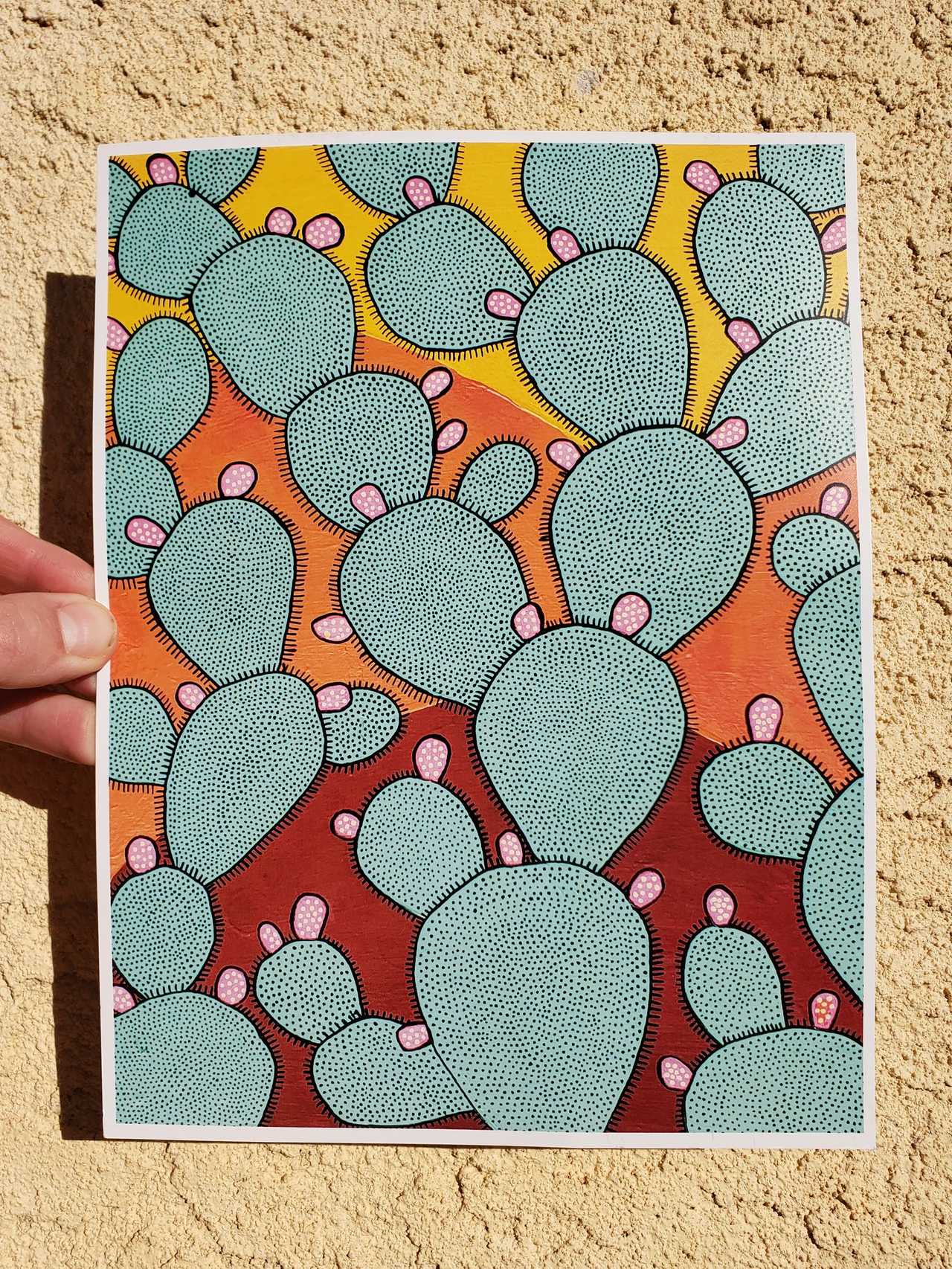 Vivian Page - Summer Cactus Print