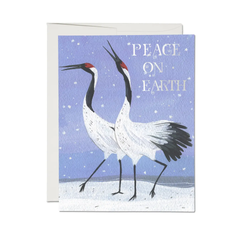 Red Cap Cards - HOLIDAY- Greeting Card - Peace on earth