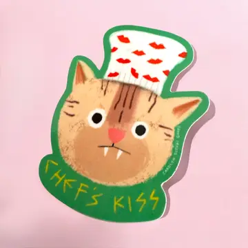 Carolyn Suzuki- Chef's Kiss - Die Cut Sticker