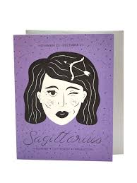 Boss Dotty - Sagittarius Greeting Card