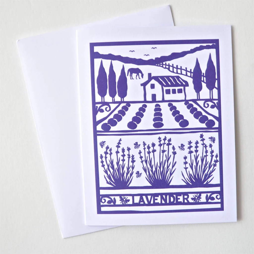 Kei & Molly - Lavender Farm Note Cards (Pack of 8)