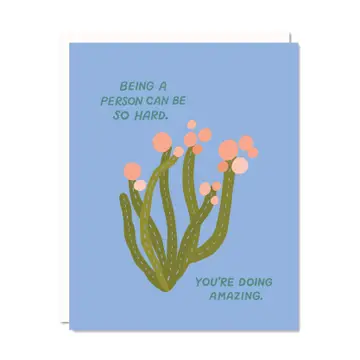 Odd Daughter - Greeting Card -  Being a Person Can Be Hard