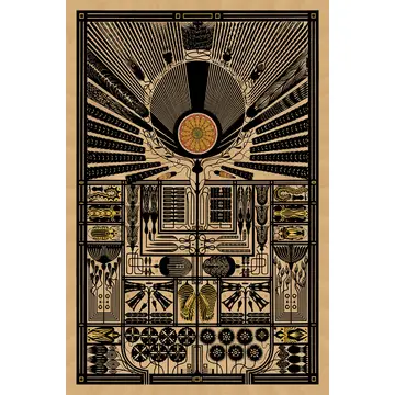 Strange Dirt - Living Temple- Medium Print