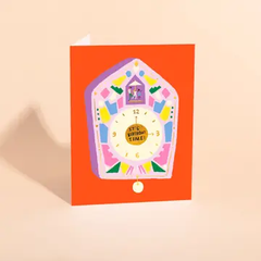 Carolyn Suzuki-Cuckoo Clock - Birthday Card