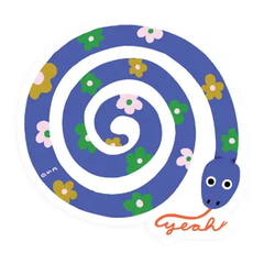 Carolyn Suzuki- Snake - Die Cut Sticker