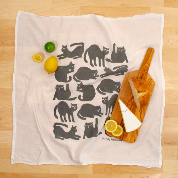 Kei & Molly - Tea Towel - Cats