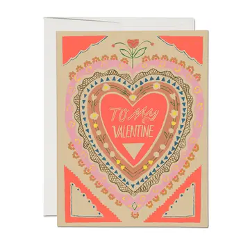 Red Cap Cards - Greeting Card - To my valentine