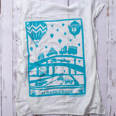 Kei & Molly - Tea Towel - Albuquerque Hot Air Balloons