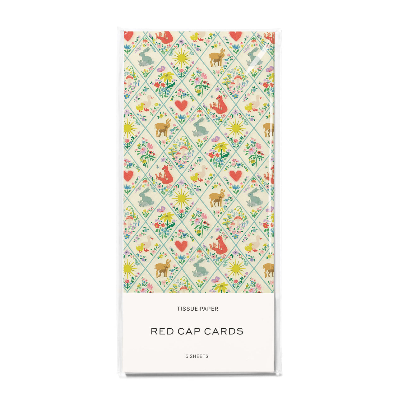 Woodland Critters Tissue Paper: 5 Sheets Each