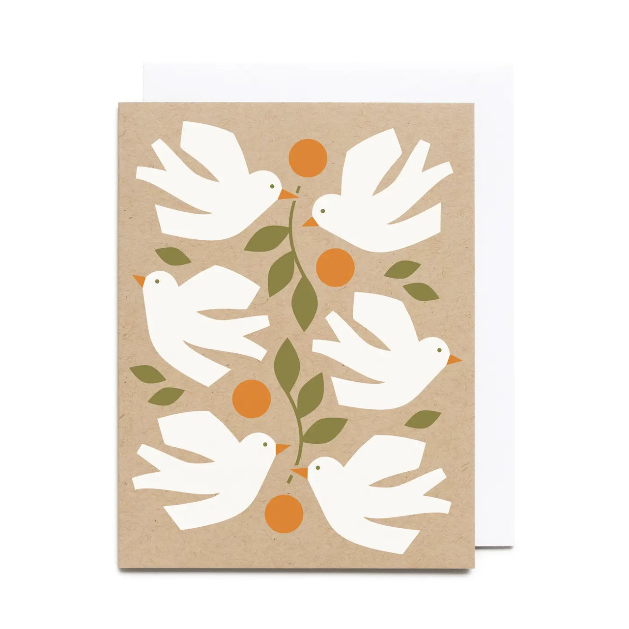 Worthwhile Paper - Greeting Card - Peace Doves Holiday Card