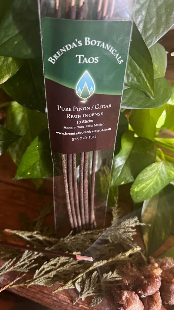 Brenda’s Botanicals - Resin Incense 10pk - Pure Pinon/Cedar