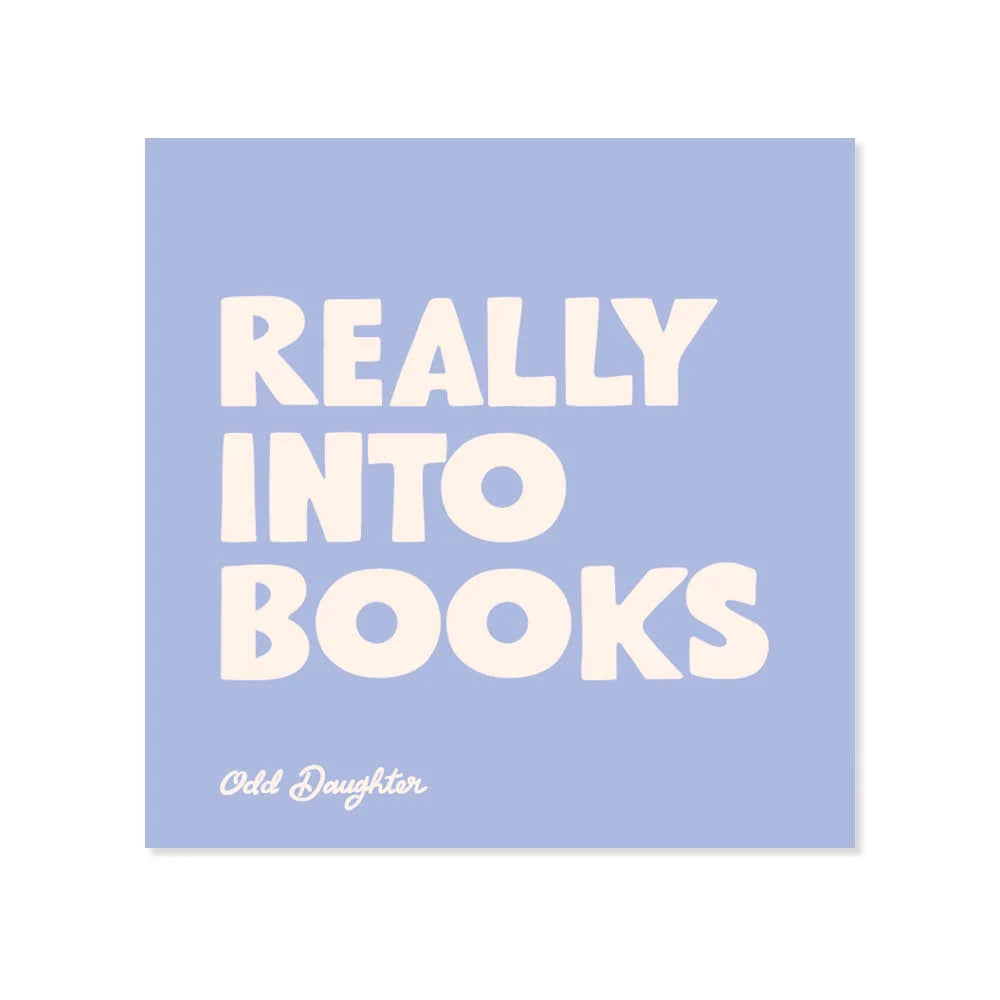 Sticker - Really Into Books