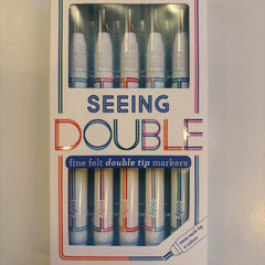 Seeing Double: Fine Felt Double Tip Markers