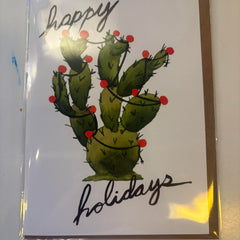 Happy Holidays Cactus