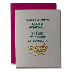 Ladyfingers - You've Always Been a Great Ma Greeting Card