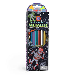 Eeboo - Colored Pencils Robot Metallic (6-pack)