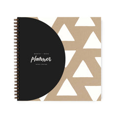 Worthwhile - Brown & White Triangles Planner