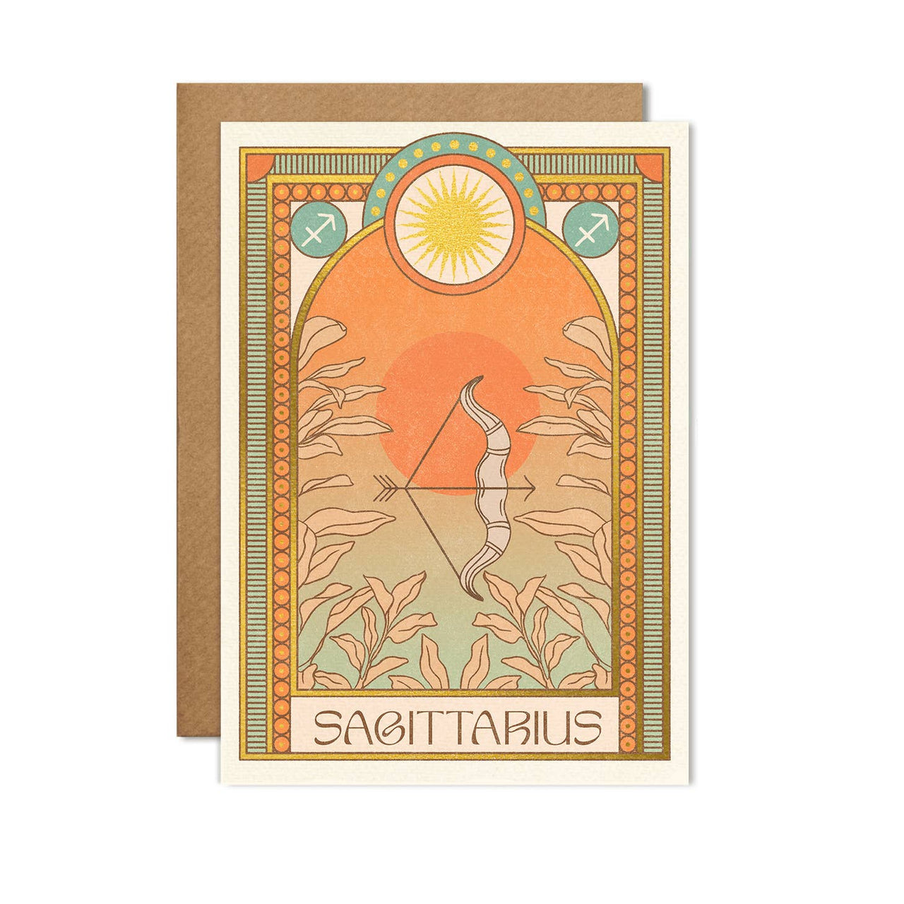 SALE - Cai & Jo - Sagitarrius Zodiac Greeting Card (both designs)