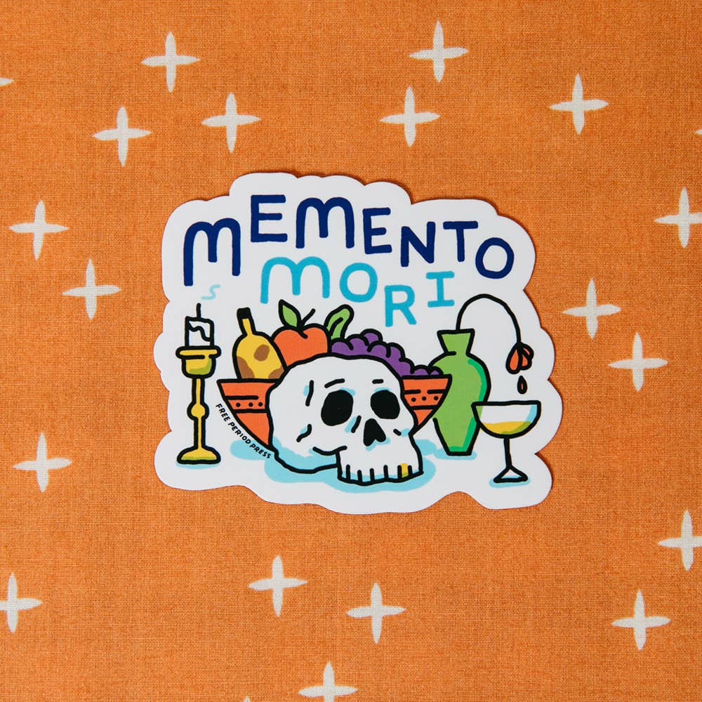 Free Period - Memento Mori Sticker