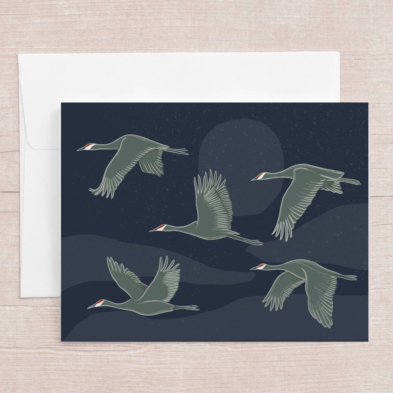 Jen Fox - Sandhill Cranes Greeting Card